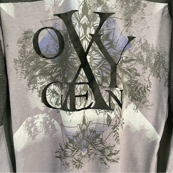 Oxygen gothic bell sleeve graphic top - Picture 10 of 10